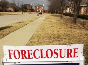 The property that is foreclosed is sold out in the market.